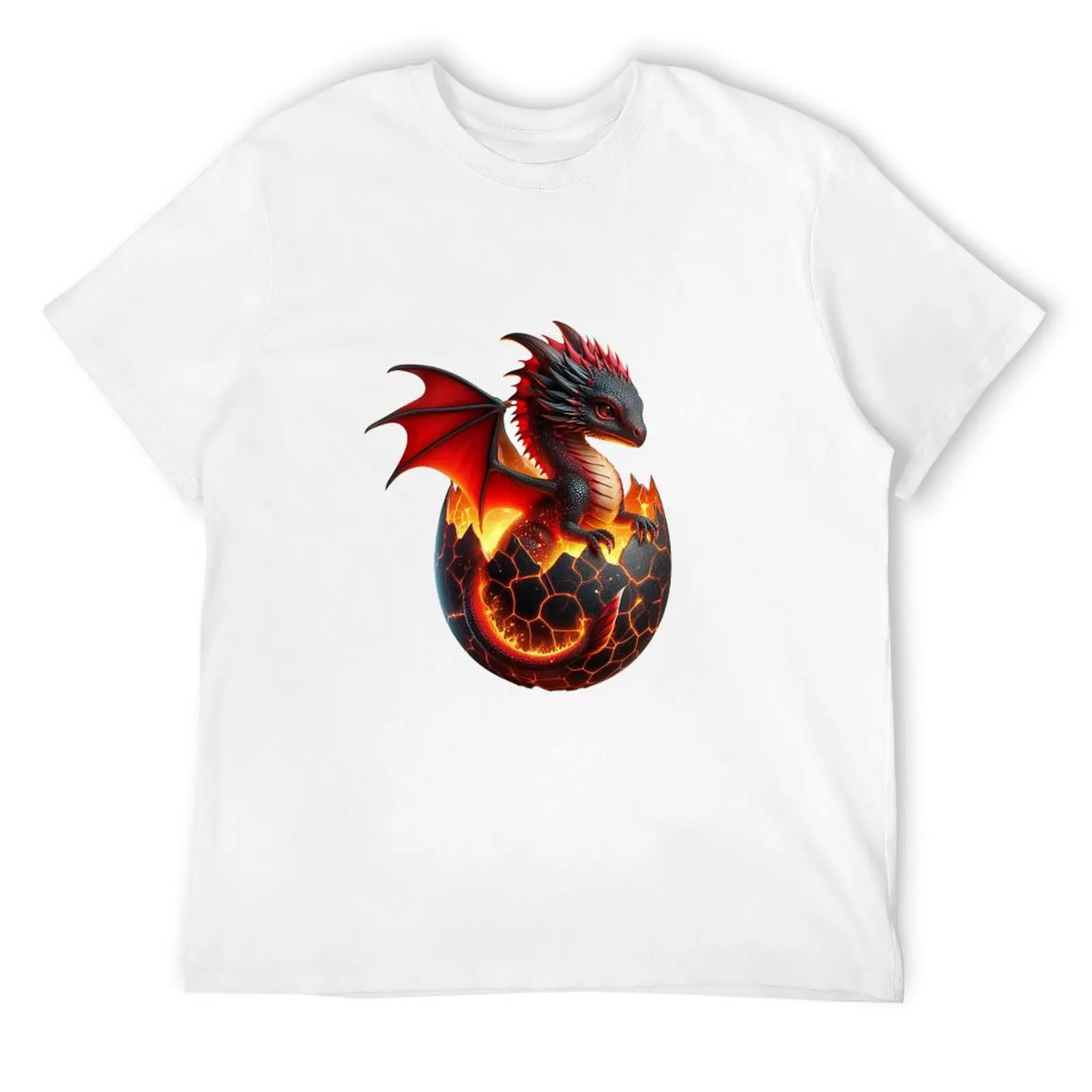 Футболка Ryoko Dragon: Eggshell Cracks, баскетбольные футболки с рисунком, роскошная одежда, черные футболки с лабу для мужчин