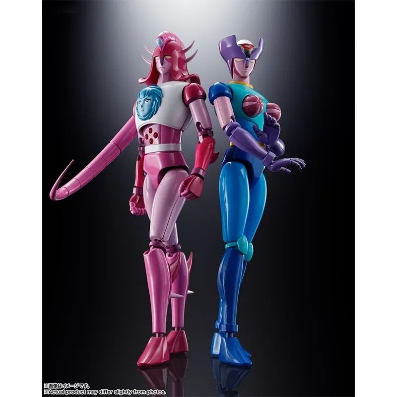 Фото Оригинальный аниме Bandai MAZINGER Z SOUL OF CHOGOKIN GX-108 Rhine X1 и GX-11R Dianan A Модель игрушки Фигурка Подарки Дети №2