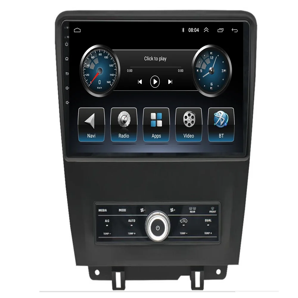 Фото Автомагнитола Android 13, мультимедийный плеер для Ford Mustang V S-197 2009-2014, автонавигация Android, GPS, Авторадио QLED Bluetooth №2