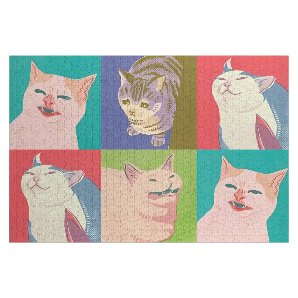 Пазл Four Meme Cats of the Apocalypse, детская игрушка, индивидуальные фото, произведения искусства-головоломки