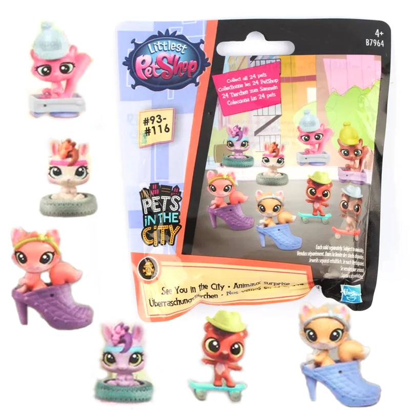 Littlest Pet Shop Hasbro, милая модель животного, фигурка кошки, модель игрушки, LPS, слепая коробка, коллекция украшений, подарки на день рождения для девочек