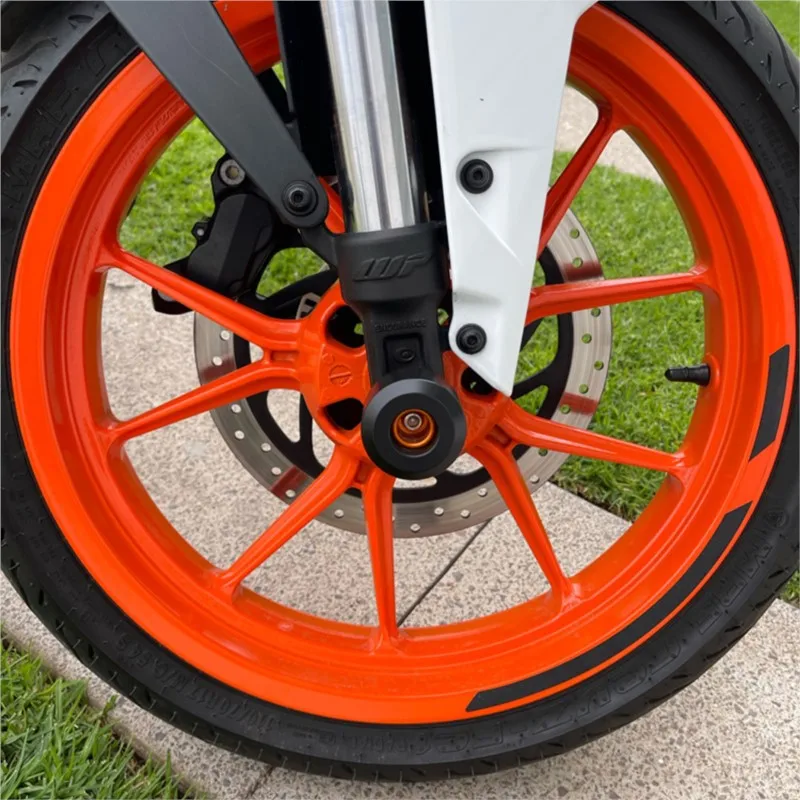 Фото Для KTM Duke 125 Duke 200 Duke 250 Duke 390 Duke 2011-2023 мотоцикла, передняя и задняя вилка, колесо, слайдер, защитные накладки №4