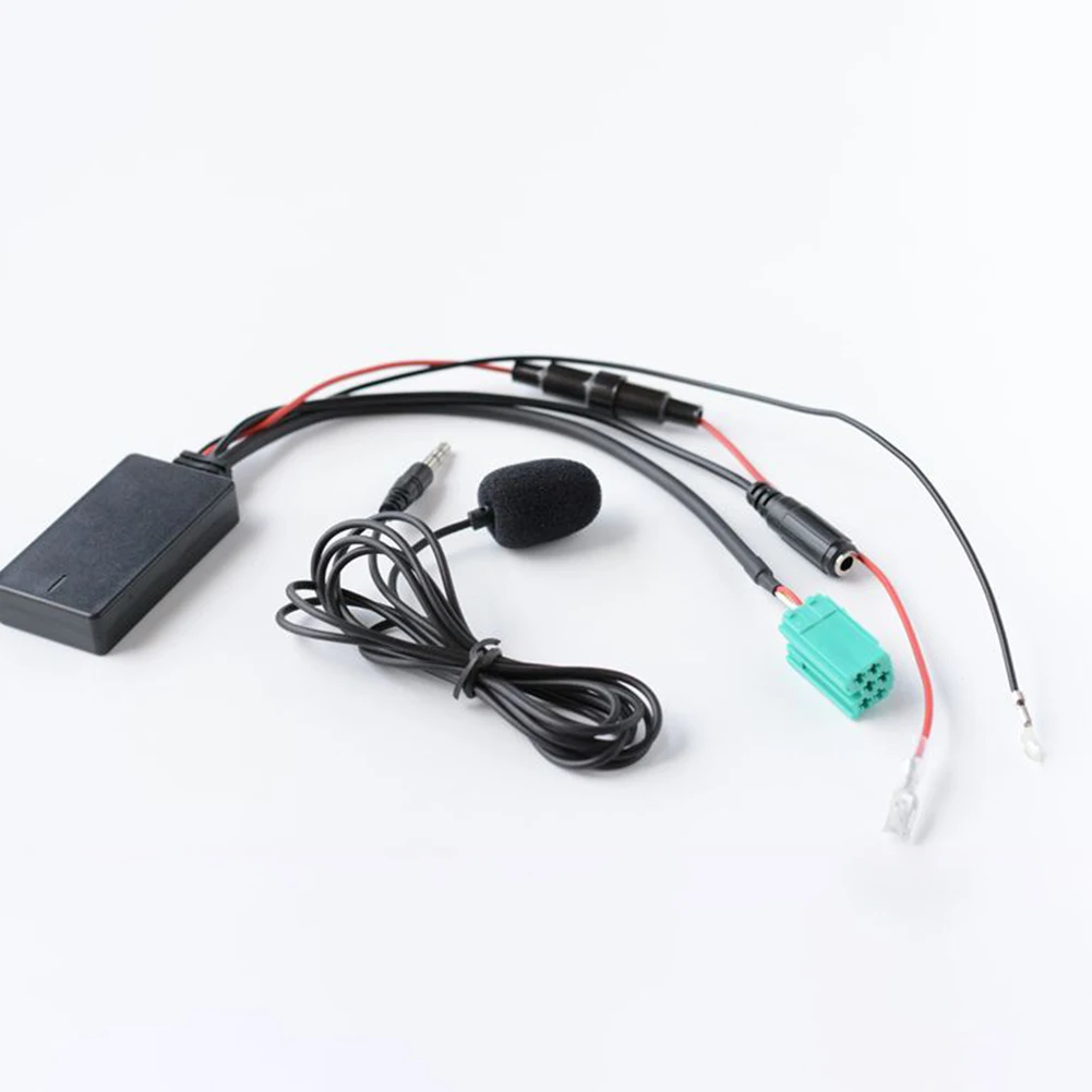 Фото Автомобильный модуль Bluetooth вспомогательный кабель-адаптер стерео радио 6-контактный микрофон Громкая связь для Renault 05-11 список обновлений р... №4