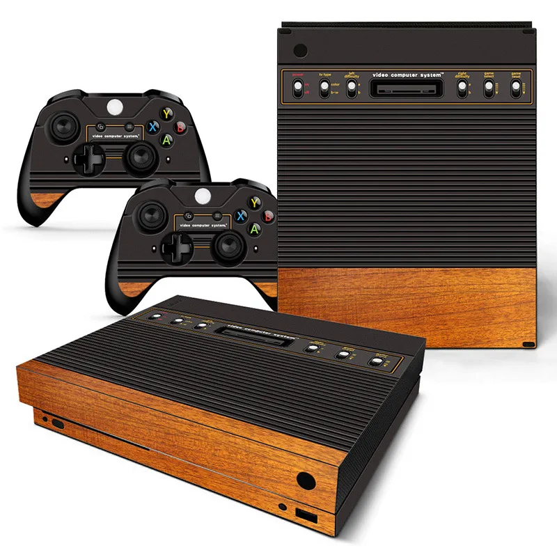 Игровые наклейки с полным покрытием на консоль и контроллер для Xbox One X, виниловые наклейки на кожу