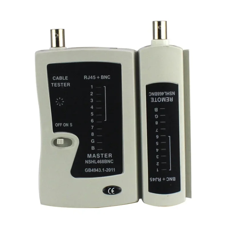 Диагностический инструмент, портативный сетевой кабель LAN, провод RJ45, BNC, тестер сетевого кабеля, детектор сети, проверка линии удаленного тестирования YG468B