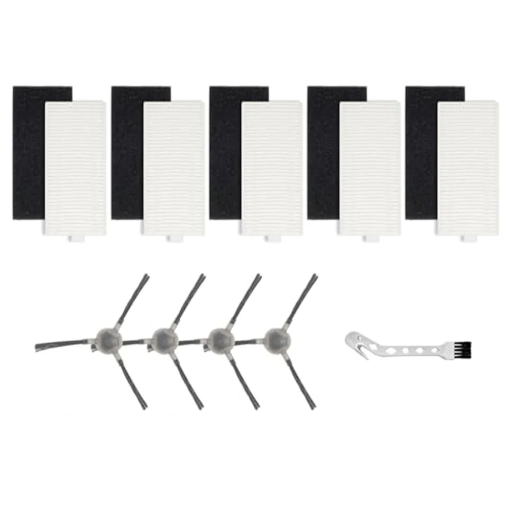 Фото Комплект щеток для чистки фильтра боковой щетки для Lefant M1/M2 Proo, аксессуары для робота-пылесоса для дома, детали оборудования для чистки №4