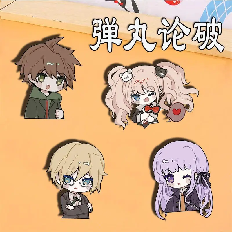 Аниме значки Danganronpa Trigger Happy Havoc Q Edition дамские заколки Милая Женская Брошь модная металлическая подвеска Naegi Makoto