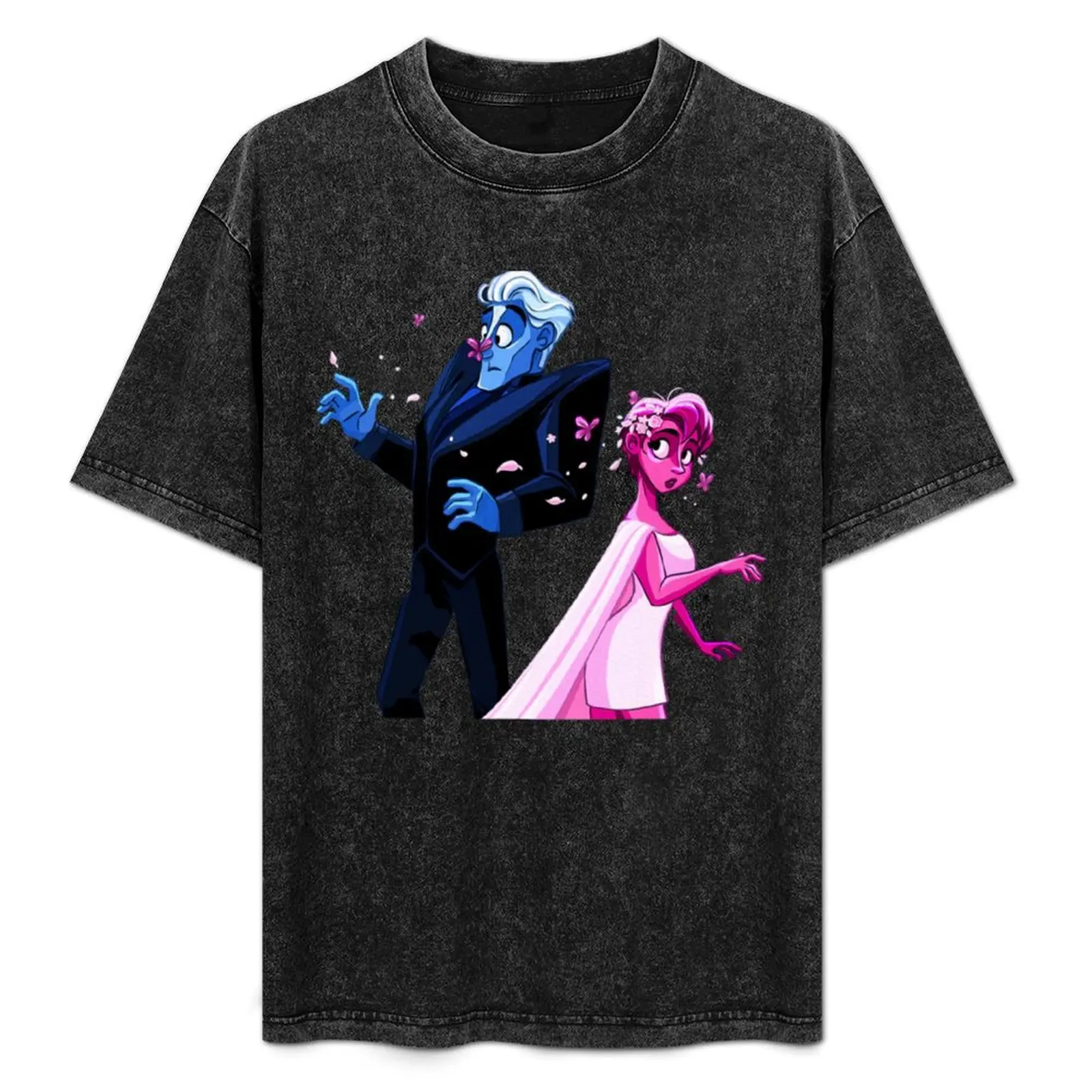 Футболка Lore Olympus с рисунком-футболка Fall In Love, летние топы, футболка с рисунком, винтажные футболки для мужчин