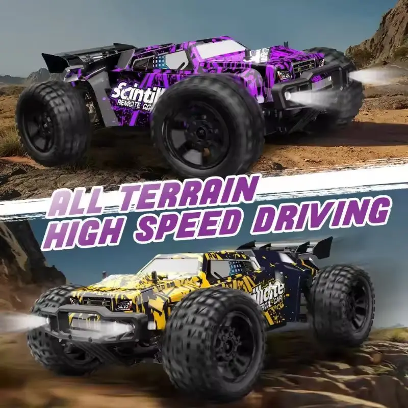 1:10 4wd Радиоуправляемый автомобиль 4x4 Внедорожные гоночные автомобили 75 км/ч Высокоскоростное радио Водонепроницаемый грузовик Игрушка с дистанционным управлением Детские игрушки в подарок