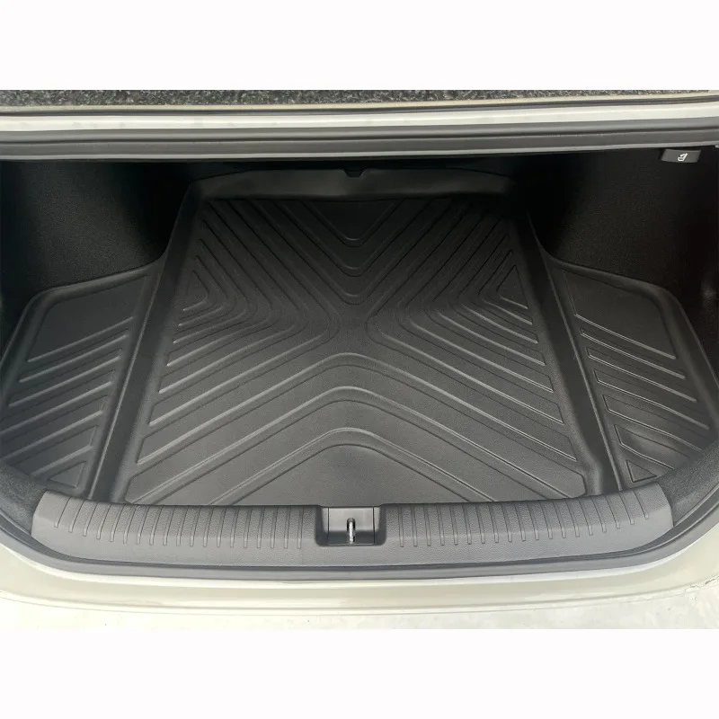 TPE 3D автомобильные коврики, багажник, багажник, коврик для багажника для Honda Accord 2023-2024, всепогодные водонепроницаемые автомобильные аксессуары, черный интерьер