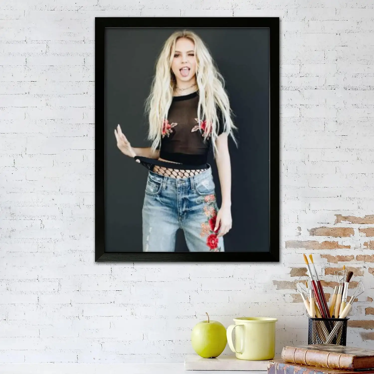 Фото Плакат на холсте Jordyn Jones и настенное искусство, печать с изображением, современный семейный декор для спальни, декоративная живопись №2