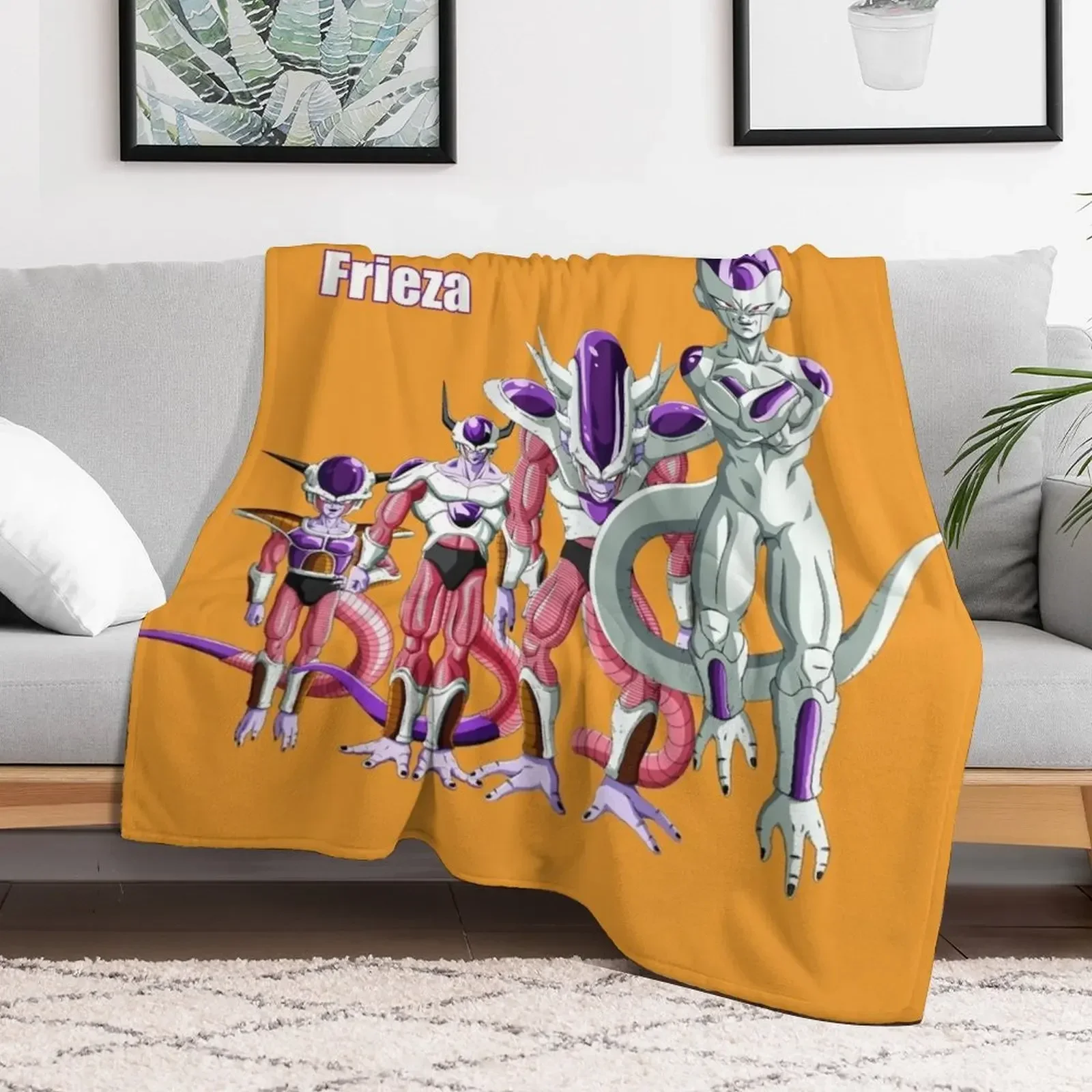 Фото Прозрачное одеяло Evolution of Frieza, рождественское украшение, кровать, модные самые мягкие винтажные одеяла №2