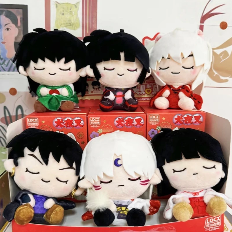 Фото Оригинальная слепая коробка, наклонная наклейка на голову,noozy Buddy Vol.1 Ldcx Inuyasha Mystery Box, коллекция, настольный орнамент, подарки №2