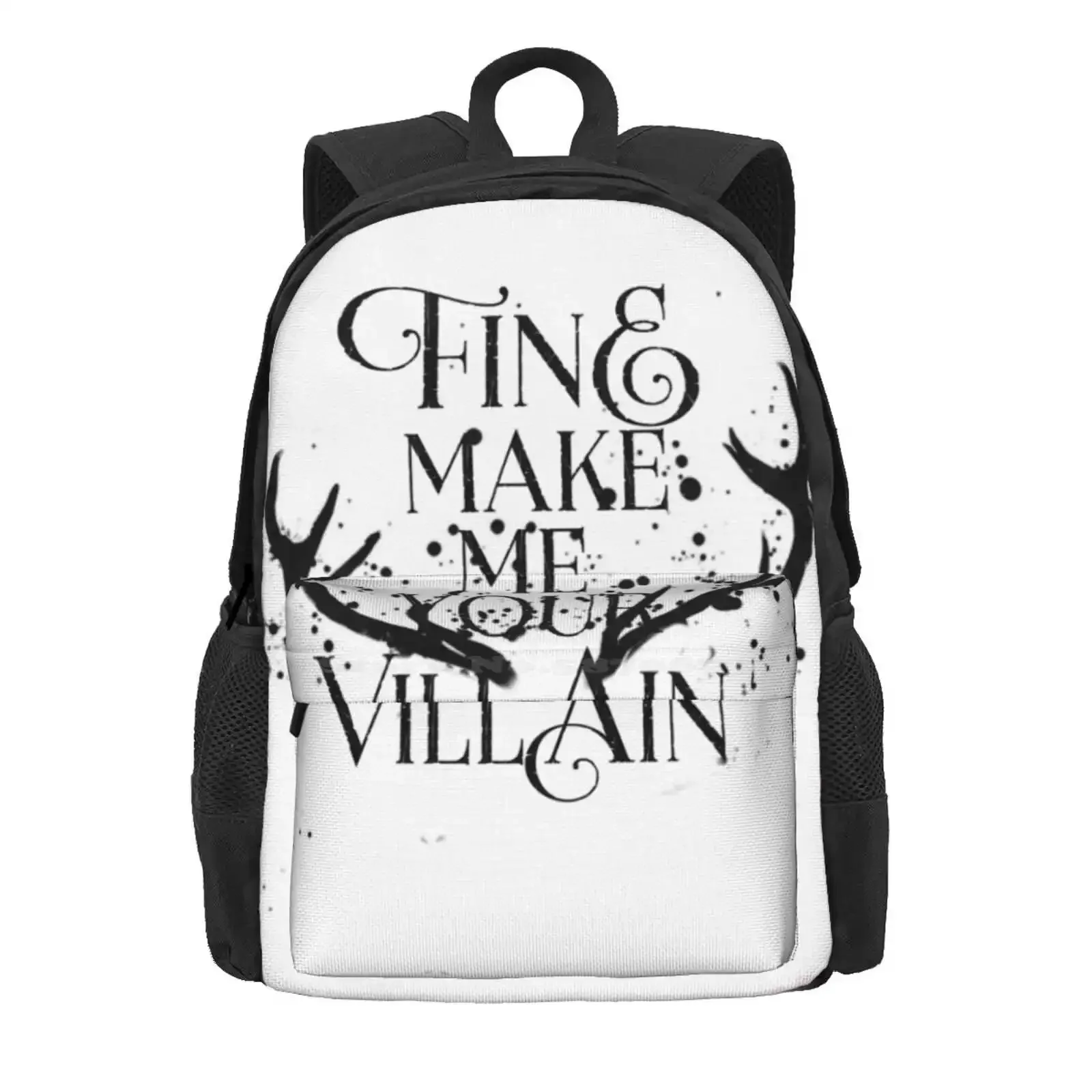 Фото Make Me Your Villain Лидер продаж Школьный рюкзак Модные сумки Six Of Crooked Kingdom Leigh Bardugo Grishaverse Inej Kaz №2