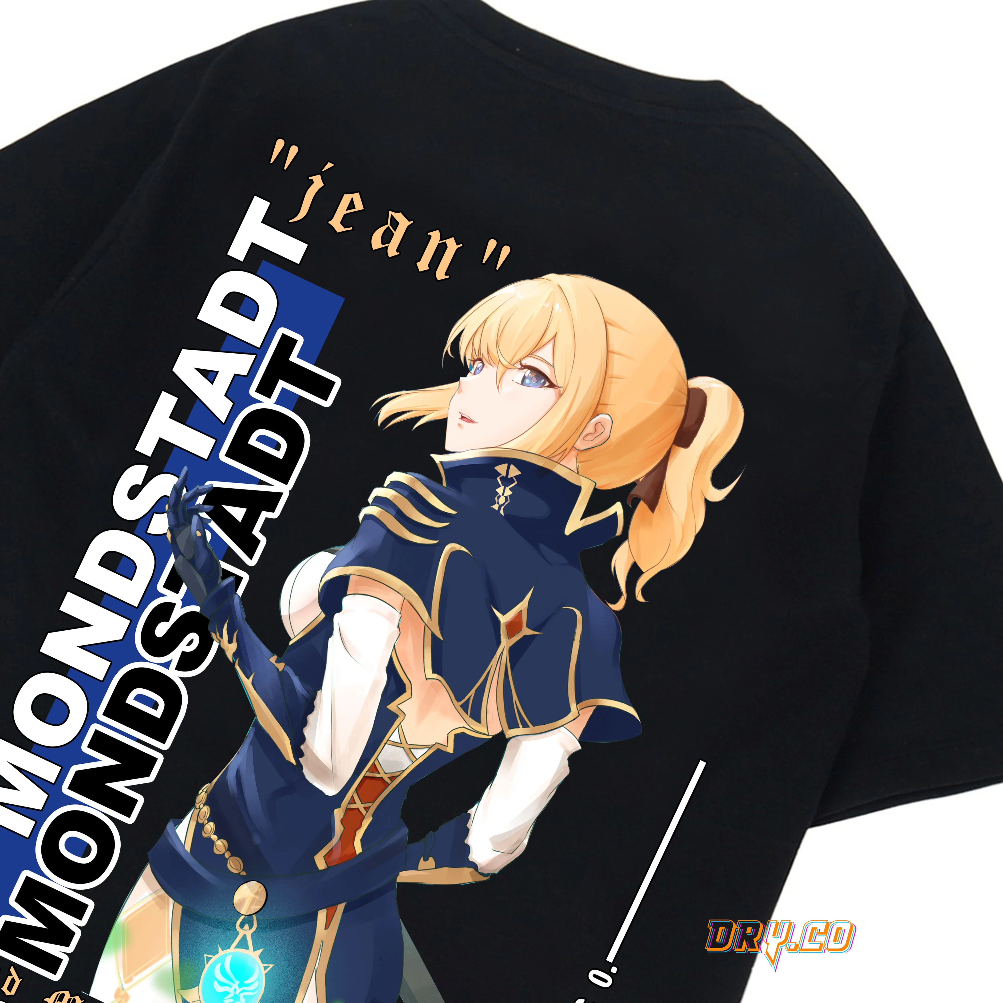 Фото Джинсовые футболки/KAOS GAME GENSHIN IMPACT (мондштатт)/унисекс Женские футболки/DRYCO №3