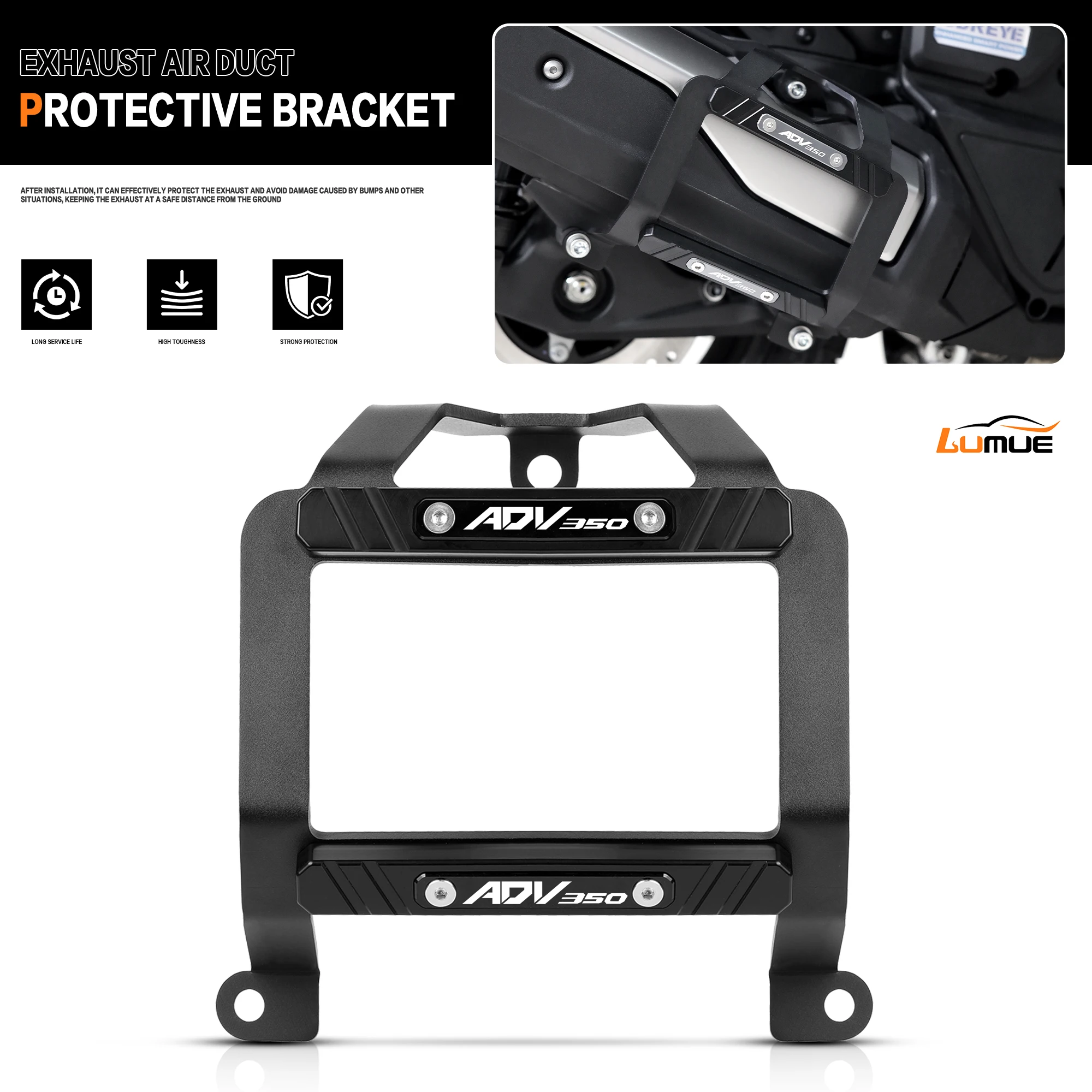 Для Honda ADV350 ADV 350 2024-2025 аксессуары для мотоцикла ADV-350 глушитель выхлопной трубы защита бампера