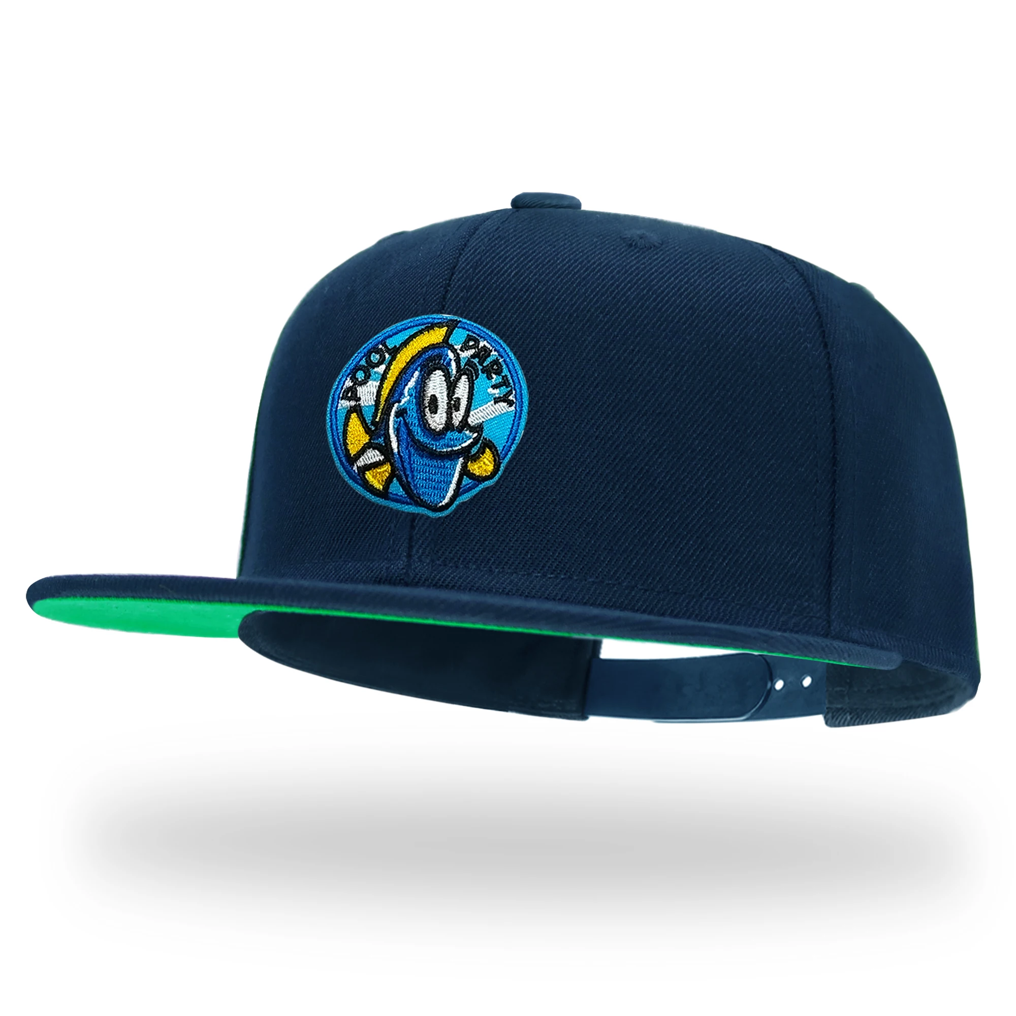 Фото Морская жизнь Hippocampe Poisson-Clown Marlin Homard Et Crabe Шерстяные шляпы Snapback с вышивкой для мужчин и женщин Бейсболки №4