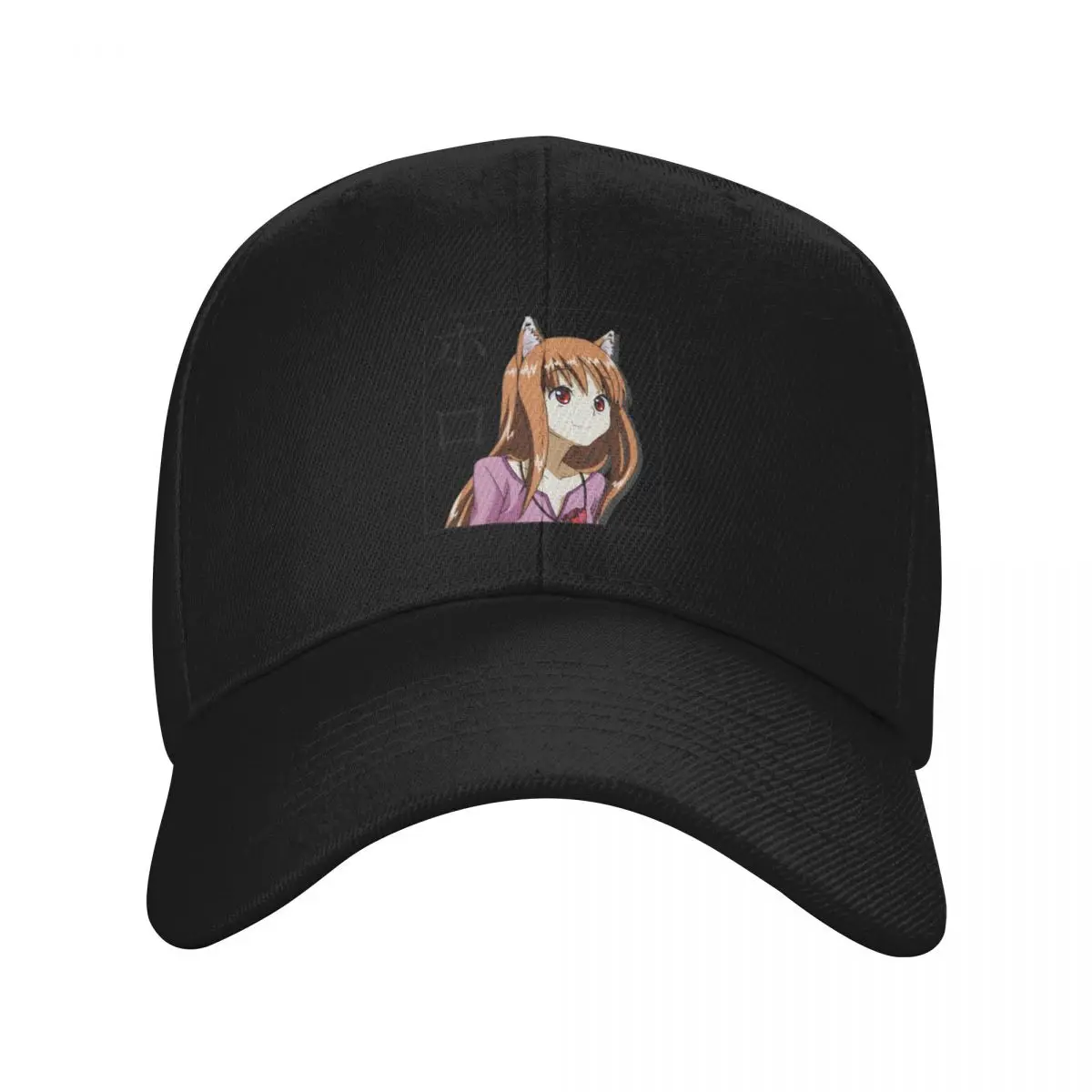Spice And Wolf — бейсболка Horo с минималистичным дизайном | -F- |   Рыболовная шапка черная Шапка Пляжная Мужская Шапка Женская