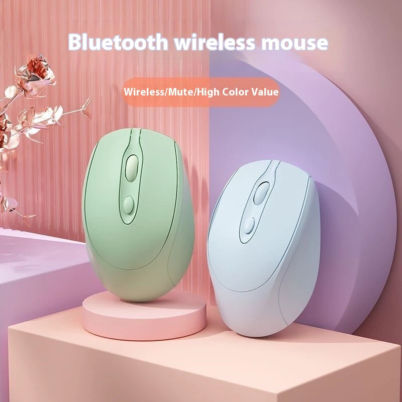 Перезаряжаемая Bluetooth-мышь для ноутбука, ПК, планшета, игровая рабочая мышь, 2,4G USB-приемник, мышь для iPad Macbook, ноутбука, беспроводные мыши