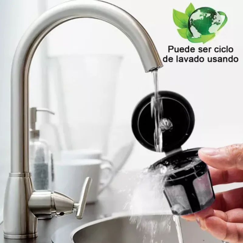 Фото Многоразовый фильтр для кофе K-Cup, запасные части и аксессуары для фильтров для чая/кофе, полицейский кофе Cafeteira №2