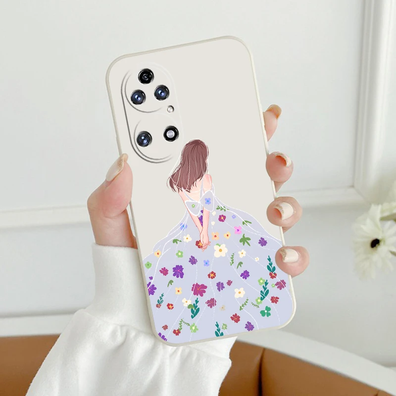 Задний силиконовый чехол для телефона для невесты для Huawei P40 P40 Pro P30 P30 Pro P50 P40 Lite Nova 10 Pro 10 9 Mate 50 40 Pro 20, чехол