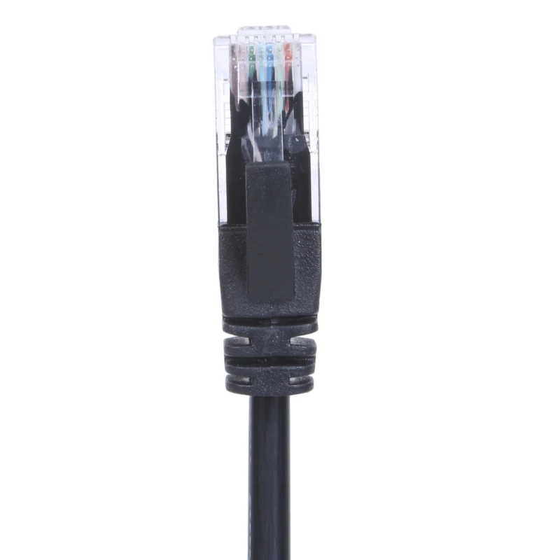 Фото ADWE 2 м Интернет-кабель CAT6 Стабильный и гладкий соединительный шнур 2 м Ethernet-кабель для патчей ABS Cat6 Ethernet-кабель №4