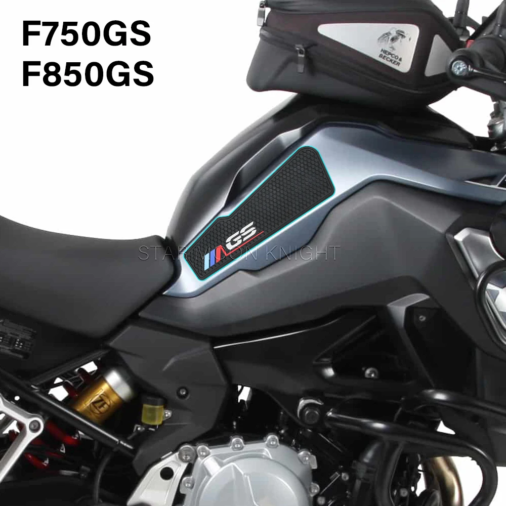 Резиновые противоскользящие наклейки, наклейки для BMW F850GS F750GS F 850 GS 750, аксессуары, боковые топливные баки, колодки, наклейки, наклейка, наколенник