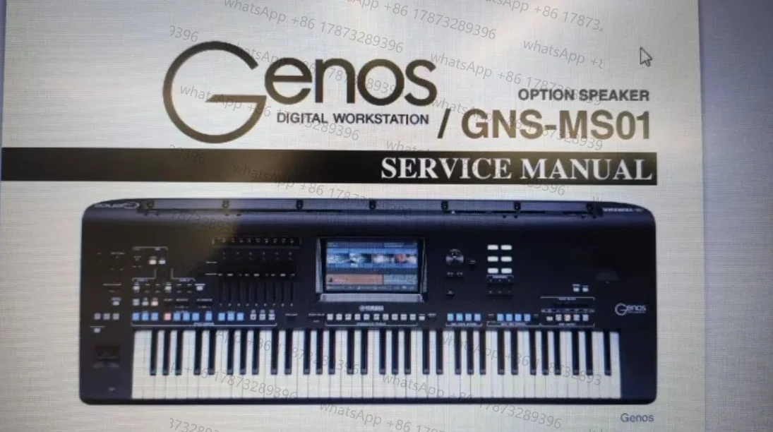 Новая 9-дюймовая сенсорная панель дигитайзера для Yamaha genos GNS-MS01