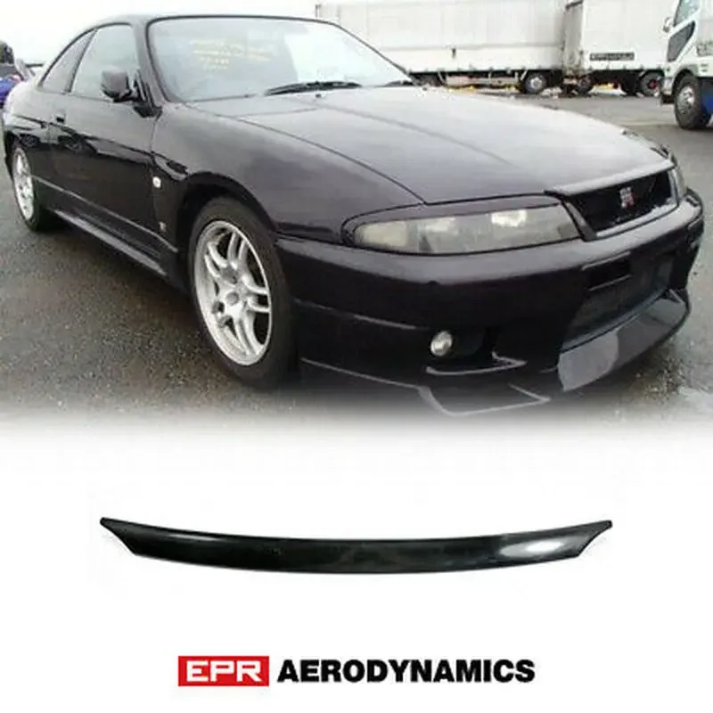 ФАП волокно черный или серый Неокрашенный для Nissan R33 Skyline GTR OE СТИЛЬ передняя капота губа внешние аксессуары комплекты корпуса (тип 2)