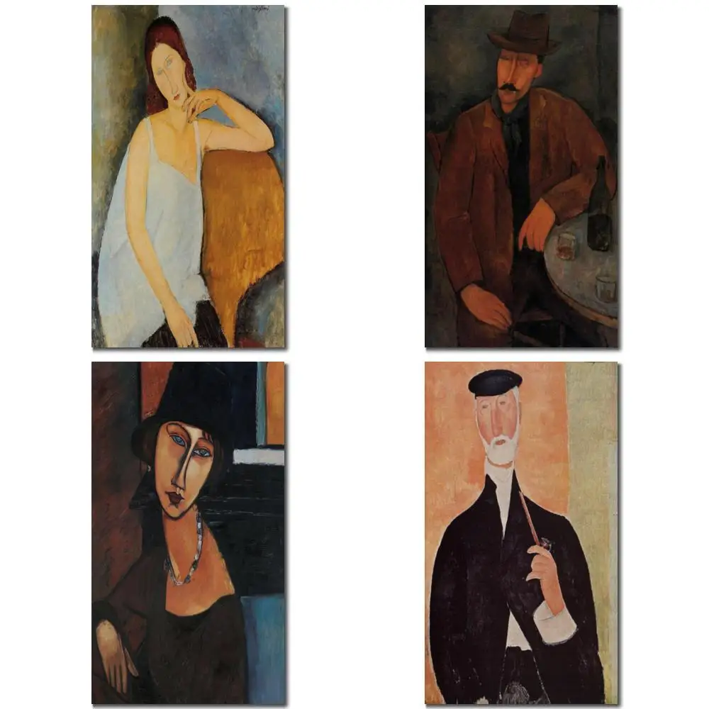 Amedeo Modigliani портретное искусство Жанна Гюбневная женщина картина картина маслом репродукция ручной работы для декора стен гостиной