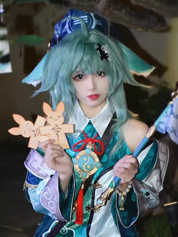 COS-KiKi Honkai: Star Rail HuoHuo игровой костюм прекрасная униформа косплей костюм Хэллоуин карнавальная вечеринка наряд для ролевых игр женский (art.: 3920cf63b6c6b) - 3920cf63b6c6b