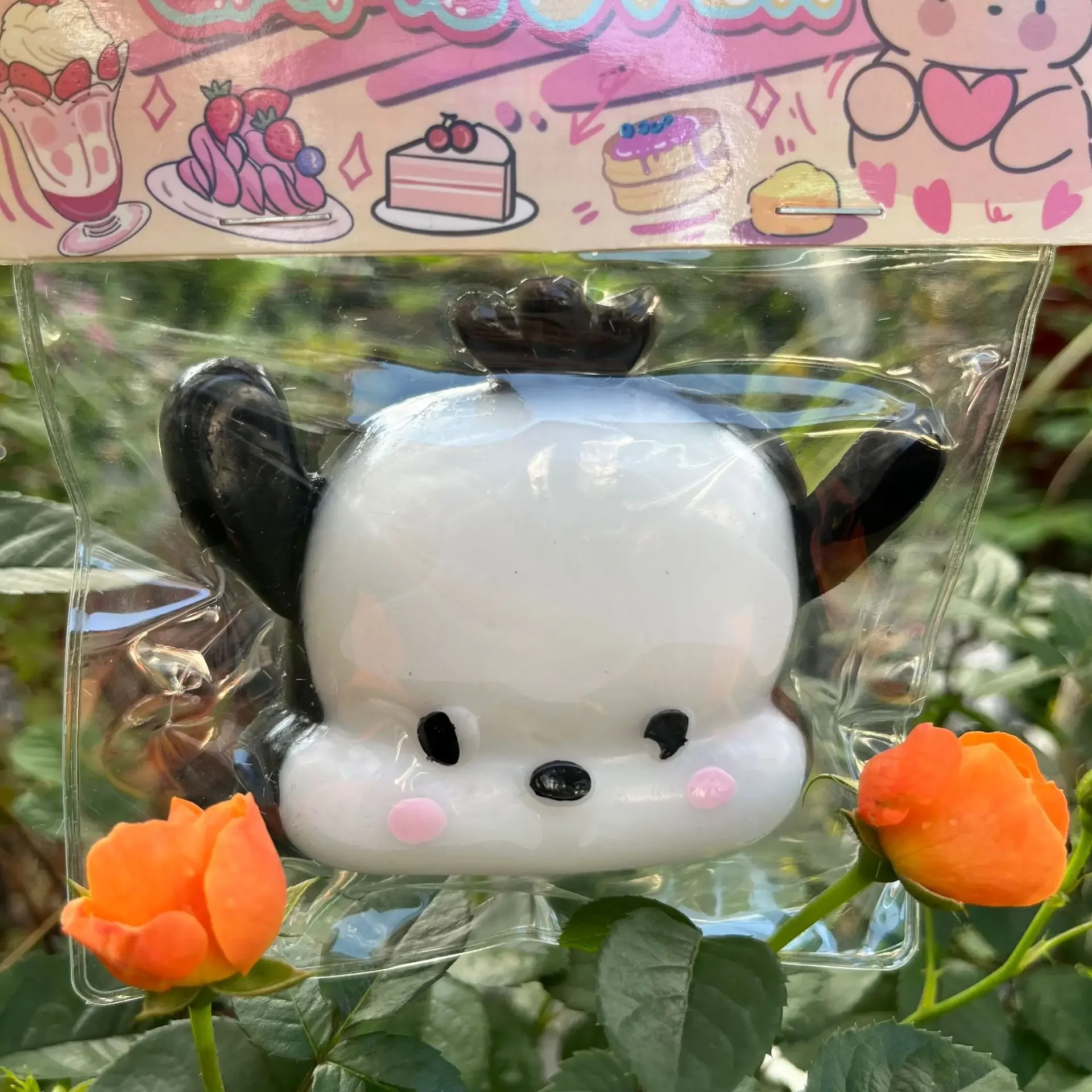 Sanrio PochaccoCute Pinch Мультяшные Развивающие детские игрушки для снятия стресса Kawaii