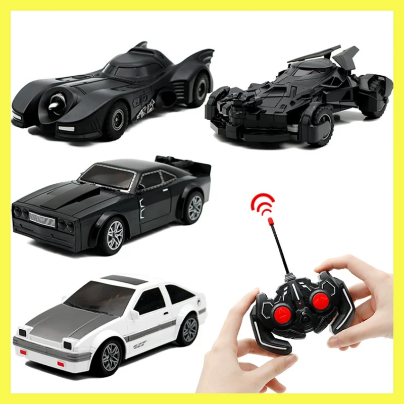 Batmobile Rc Toys Car 4-канальный Ae86 Hell Cat Car Электрический Super Wltoys Модель автомобиля с дистанционным управлением для детей Игрушка Подарок на Хэллоуин