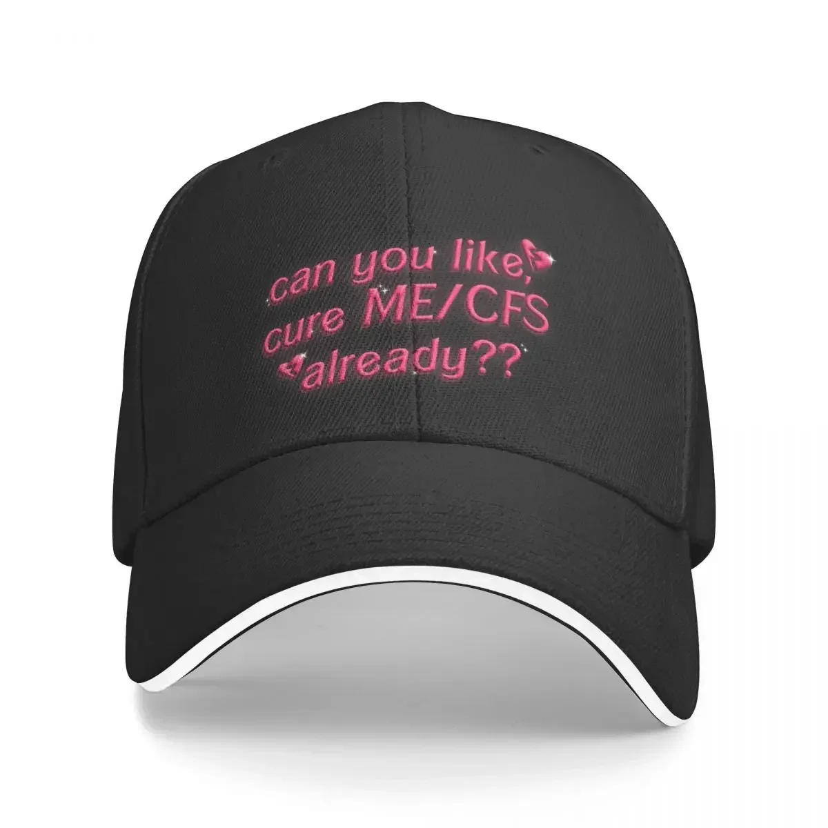 Можно вы нравится, cure ME/CFS уже?? Бейсбольная кепка дальнобойщика, шляпа с помпоном, шляпа от солнца для детей, модная бейсболка для мужчин и женщин