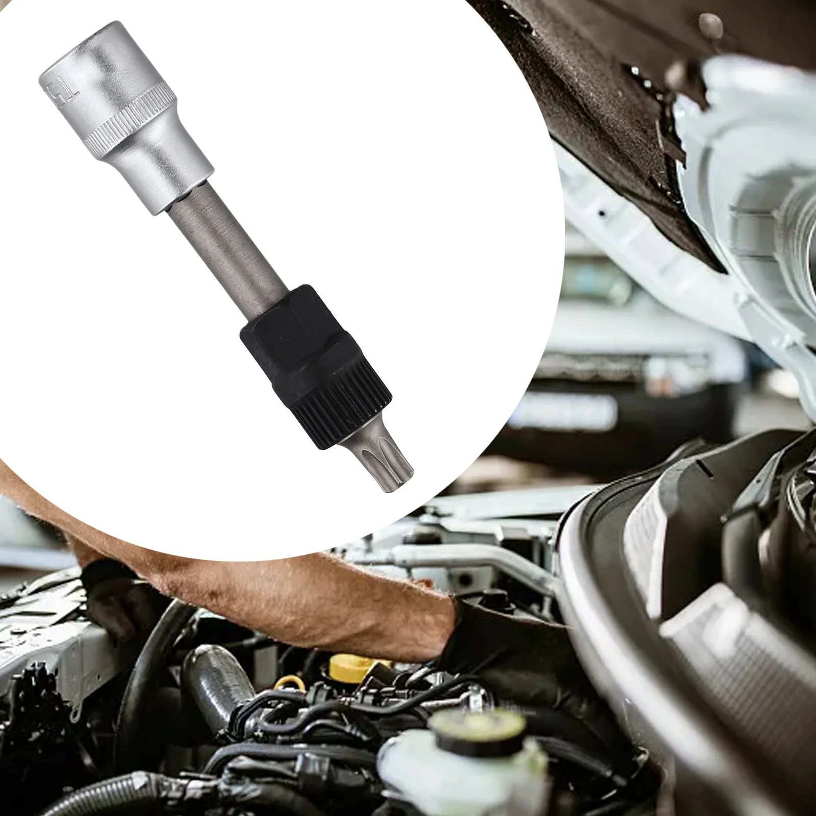 T50 Сверло для шкива генератора подходит для сиденья Skoda Ключ для снятия шкива генератора Torx T50 1/2 