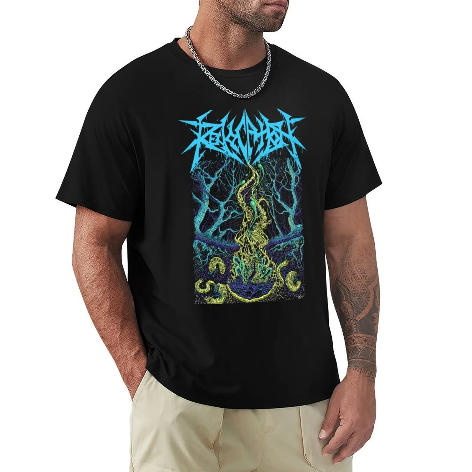 Night Shift Merch Revocation - That Which Consumes Рубашка Футболка Футболки мужская одежда больших размеров черные футболки для мужчин