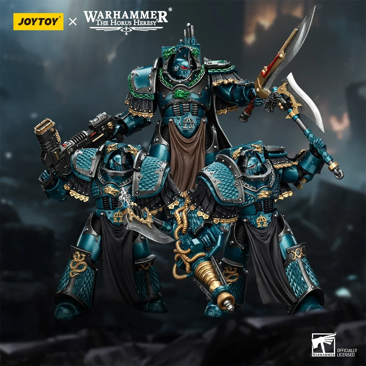 JOYTOY Warhammer 40K Alpha Legion, экшн-фигурка Lernaean Terminator Legion Praetor, аниме-фигурка, 118, коллекция моделей, игрушка в подарок (art.: 3920cd8dff363) - 3920cd8dff363