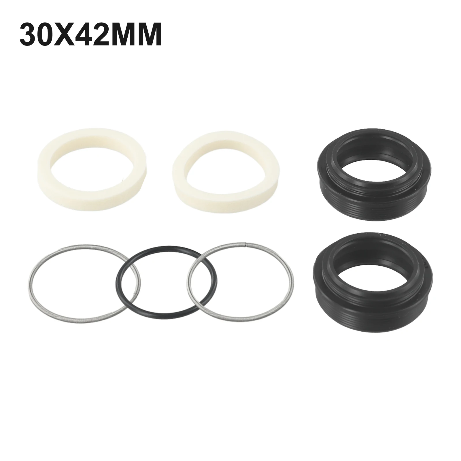 Пружинный уплотнитель вилки 30X42 мм 30-40 мм для FOX/ROCKSHOX для MANITOU/SR SUNTOUR Rubber + алюминиевый сплав + губка