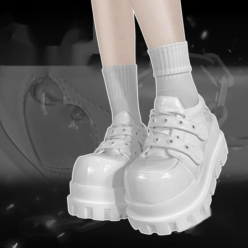 Фото Телепатия GUR Cake Shoes JK Готический Панк Япония Лолита Kawaii Высокие каблуки Туфли из губки на толстой подошве для девочек Туфли для торта увеличивают рост №3