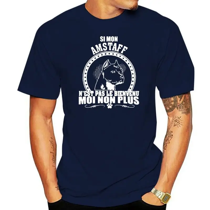 Мужская футболка Si mon Amstaff не le bienvenu My non plus(1) женская футболка