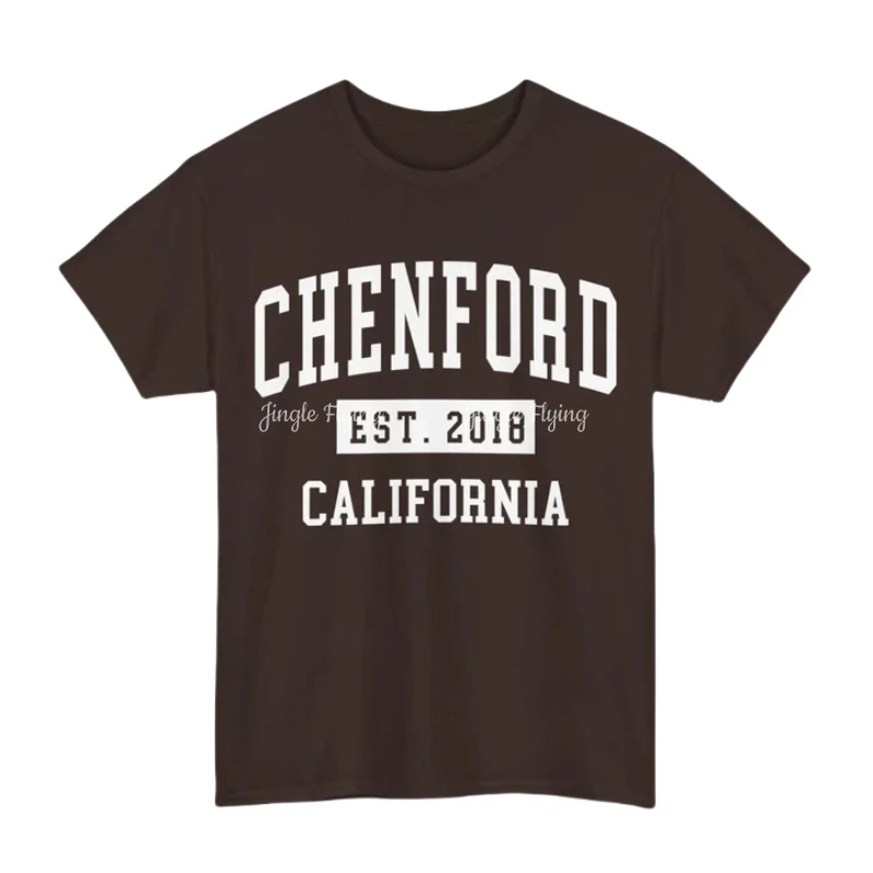 Chenford Est 2018 футболка Тима Люси ченфорд Забавный веер подарок графика унисекс футболка