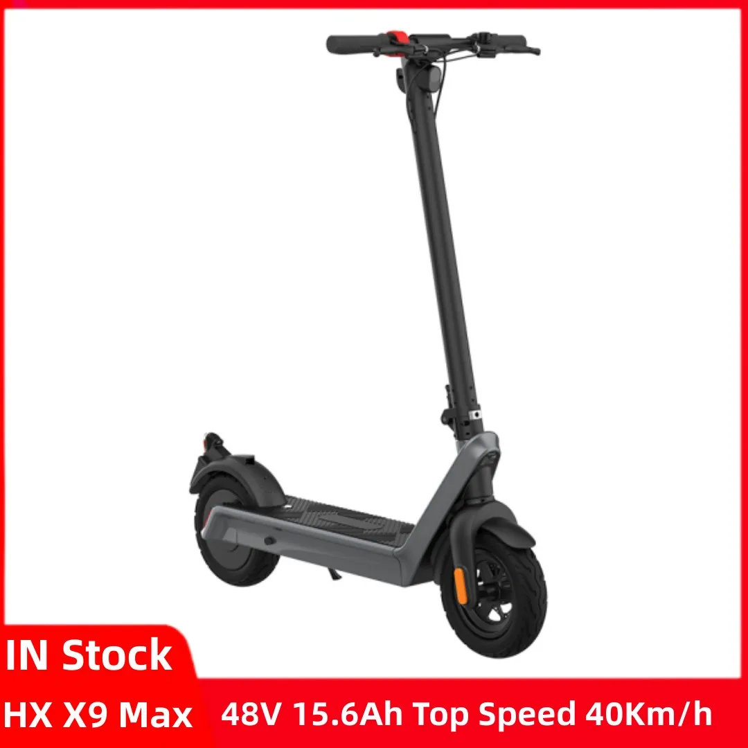 В наличии ЕС/США HX X9 Plus 36 В 15,6 Ач HX X9 Pro Max 48 В 15,6 Ач 10 дюймов 40 км/ч Складной легкий уличный электрический скутер HX X9