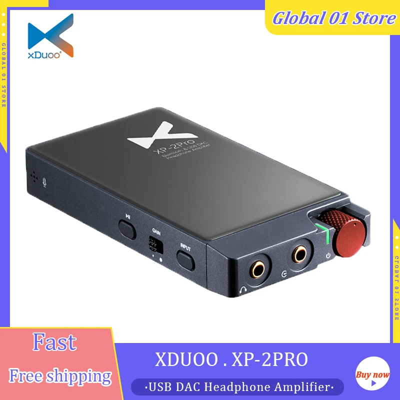 XDuoo XP-2 Pro ESS9018K2M ЦАП Усилитель для наушников USB XMOS XU208 DSD256 32 бит 384 кГц Bluetooth5.0 CSR8675 LDAC Усилитель для декодирования звука