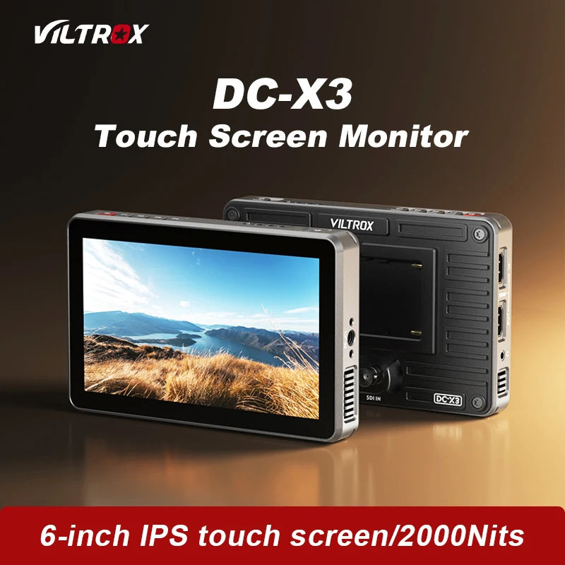 Viltrox DC-X3 6-дюймовый 2000nit профессиональный HD-монитор для фотосъемки, создания видеосъемки, создание телевизора, сенсорный экран