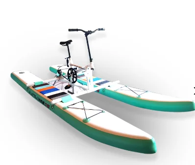 Фото Fayean Water Bike Открытый водный велосипед Часть Портативная лодка Водный велосипед Цены Педаль Плавающая №5