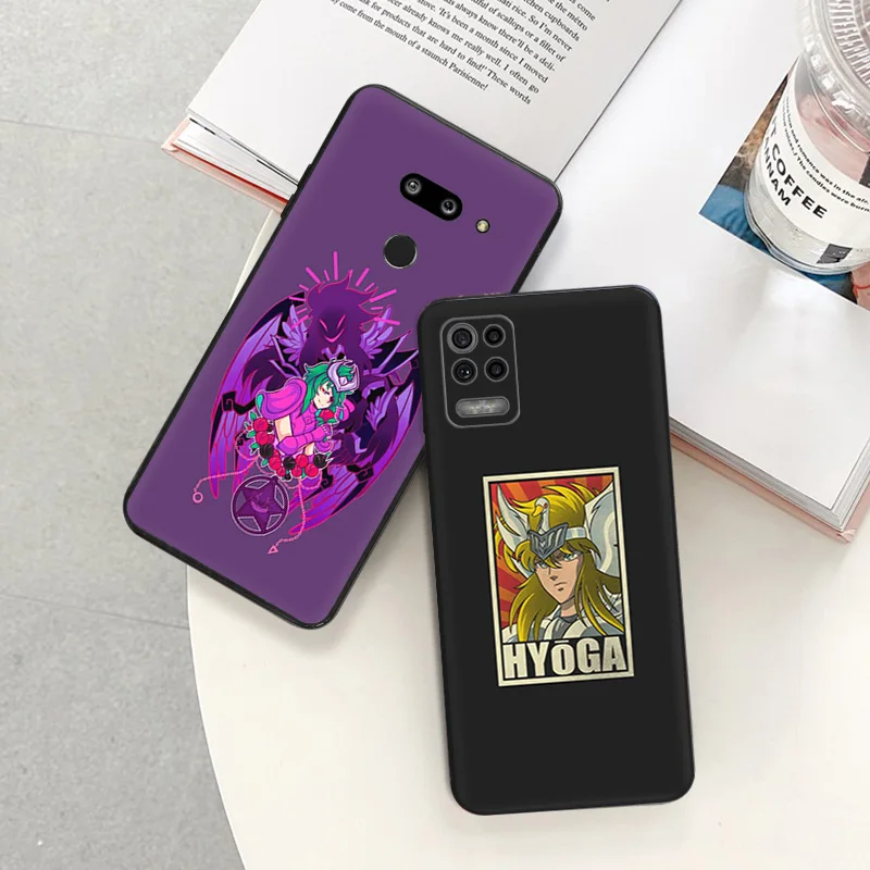 Фото Черная Противоударная искусственная конструкция Saint Seiya для LG K52 K40 K61 K41S K42 K51S K50 K71 G6 G7 k92 Moto G8 G71 G60 G51 G50 G31 G30 №2