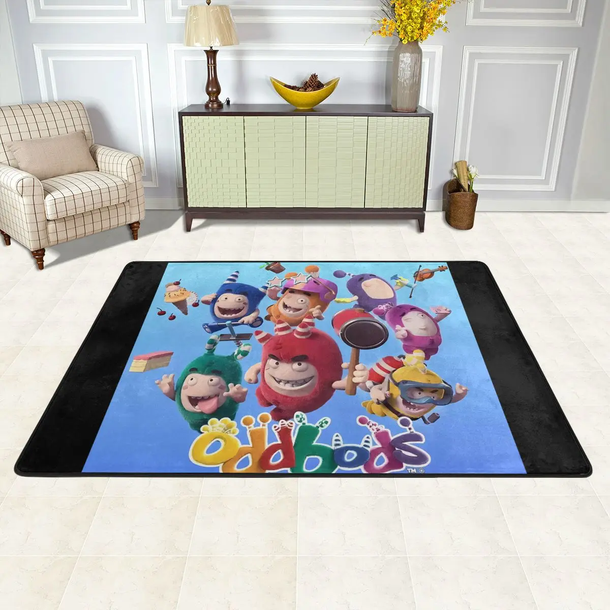 Oddbods ТВ анимационный ковер коврик для комнаты дорожный 24x36 дюймов или больше