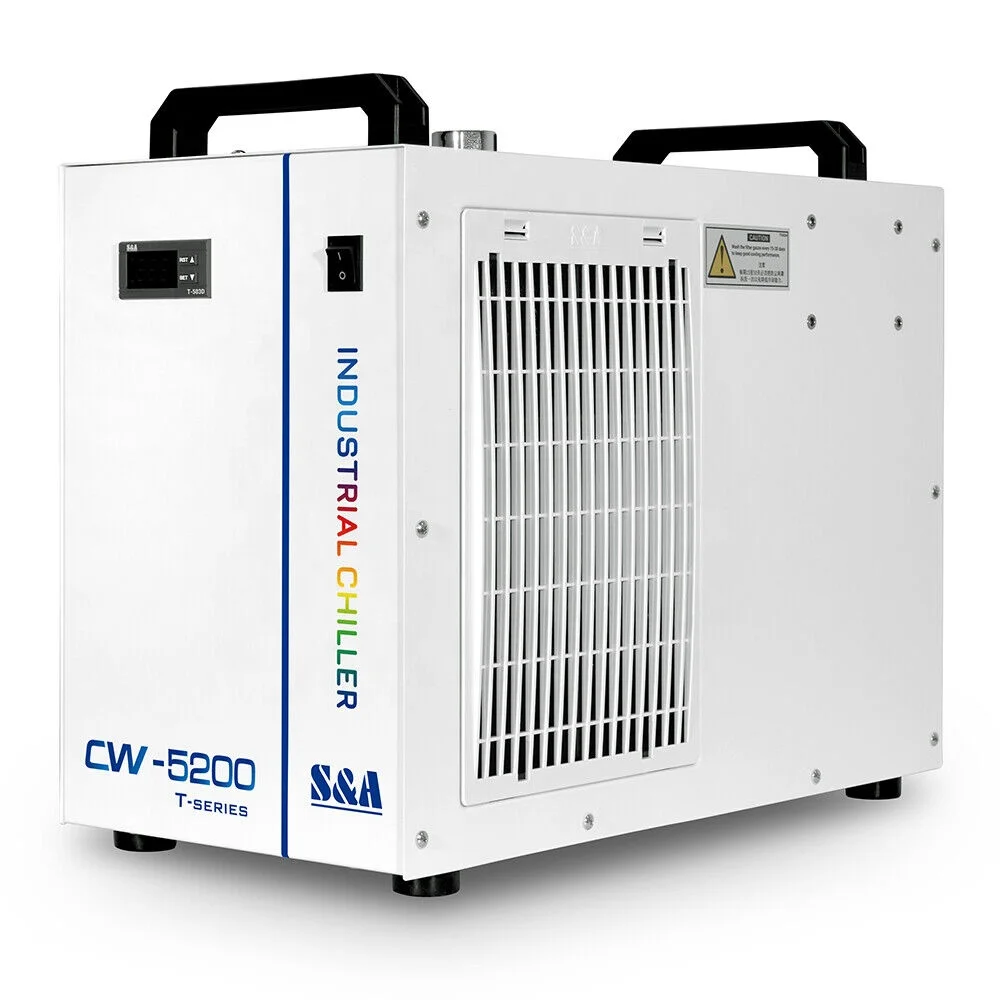 Промышленный охладитель системы охлаждения S & A CW3000 CW5000 CW5200 CW6000 охладитель воды для 60 Вт-150 Вт Co2 лазерный гравировальный станок