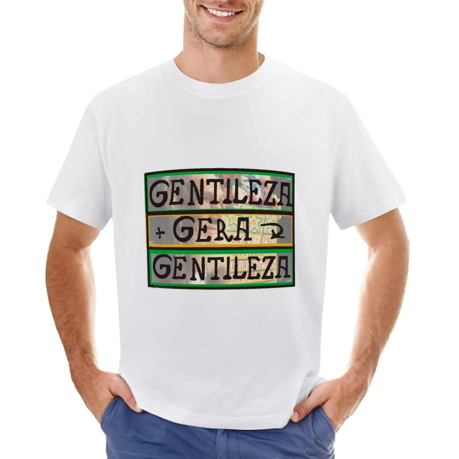 Футболка Gentileza Gera Gentileza Делюкс оверсайз корейские модные мужские футболки повседневные стильные