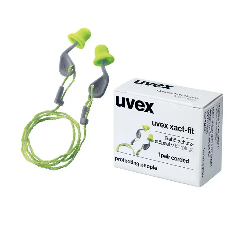 Uvex xact-fit 2124001 Тихое шумоподавление Промышленные звукоизоляционные беруши Строительная защита слуха